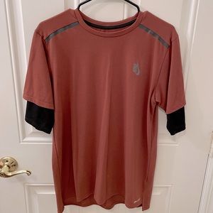 Nike pro double sleeve athletic shirt